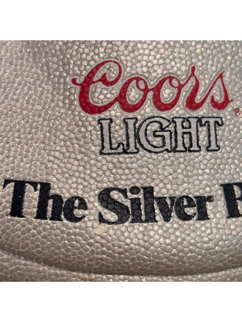 Wilson Coors Light Silver Bullet Football F-1601 Breweriana Beer Korea Vtg 1990s - Picture 12 of 13